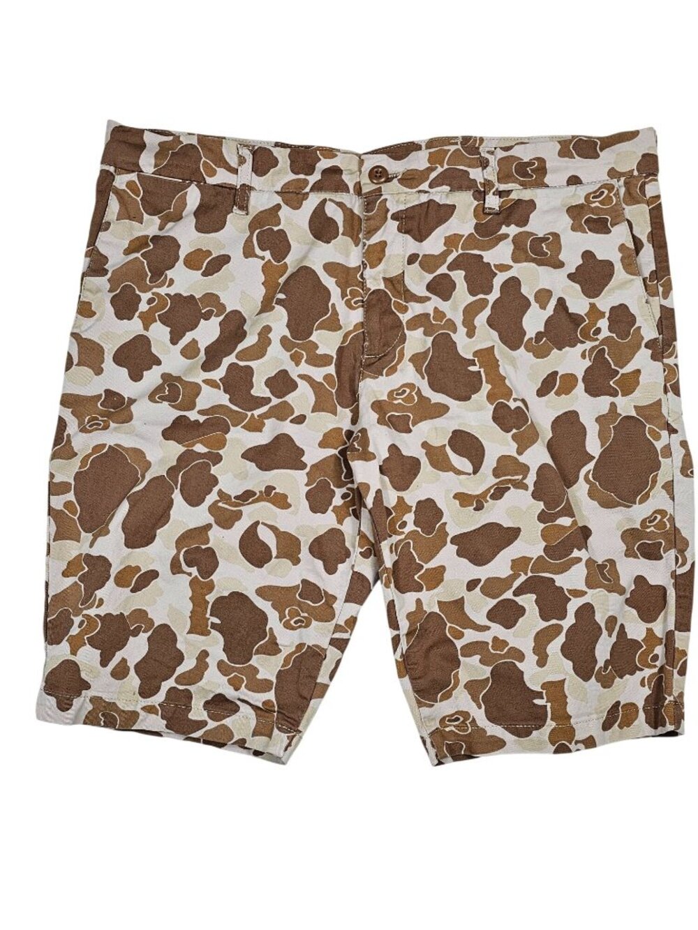 Carhartt WIP Mens Sid Bermuda Camo Shorts Size 38 Brown Duck Camo Chino
